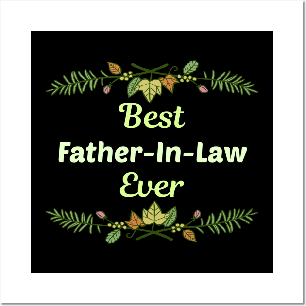 Family Leaf Father-In-Law Wall Art by Happy Life